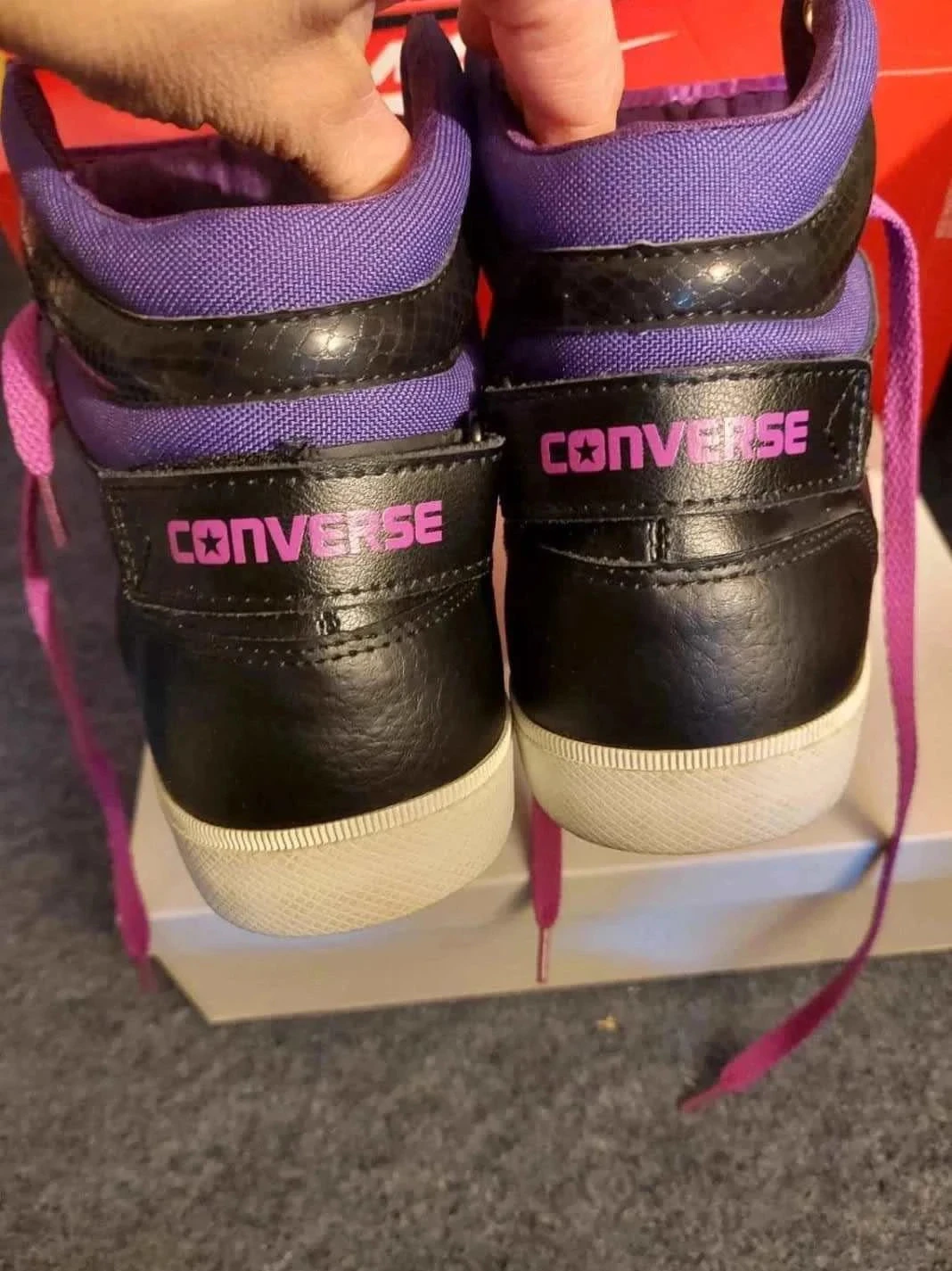 Converse couro tamanho 39 alta – photo 11